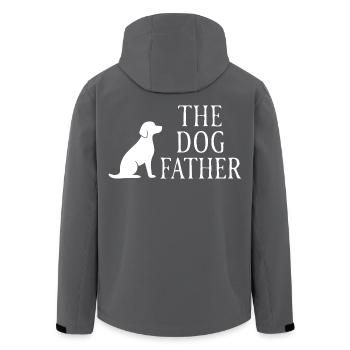 Der Hundevater – lustiges Hundebesitzer-Design - Recycelte Männer Softshell-Jacke von Stanley/Stella - Schwarz - Hinten - AI Model Male 185 light (185cm)