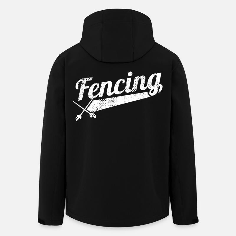 Fechten - Recycelte Männer Softshell-Jacke von Stanley/Stella - Schwarz