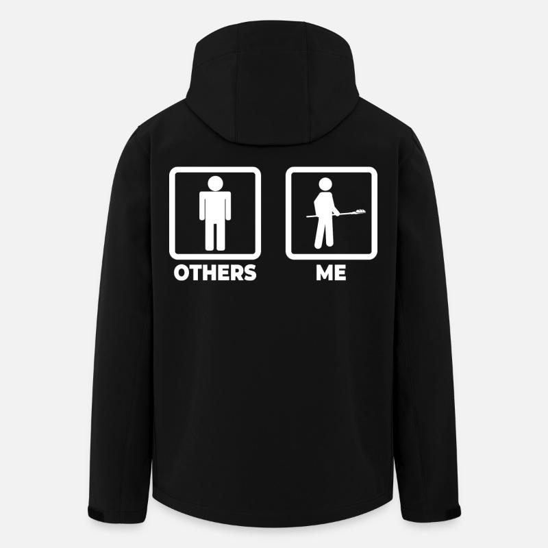 Baker stick figure - Men’s Recycled Softshell Jacket by Stanley/Stella - black