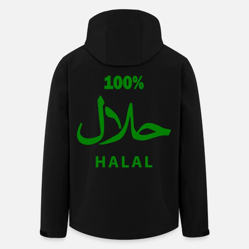 Halal - Recycelte Männer Softshell-Jacke von Stanley/Stella - Schwarz