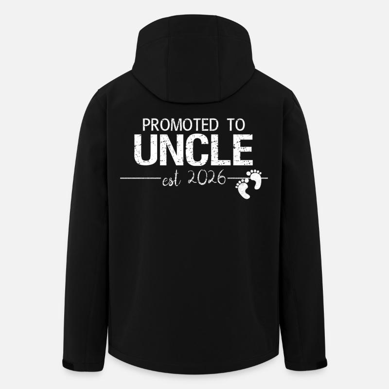 New Uncle 2026 Promotion-Geschenkhemd - Recycelte Männer Softshell-Jacke von Stanley/Stella - Schwarz