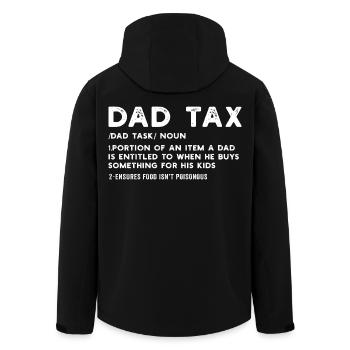 T-shirt de définition de la taxe pour les pères - Veste softshell homme en polyester recyclé Stanley/Stella - noir - Dos - AI Model Male 185 light (185cm)