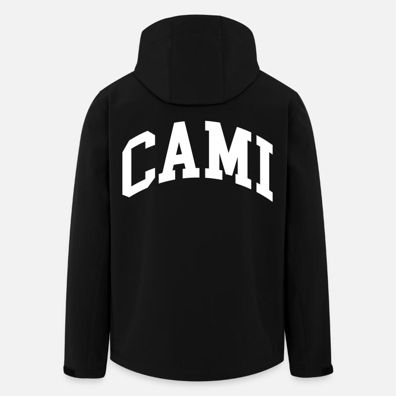 Cami - Recycelte Männer Softshell-Jacke von Stanley/Stella - Schwarz