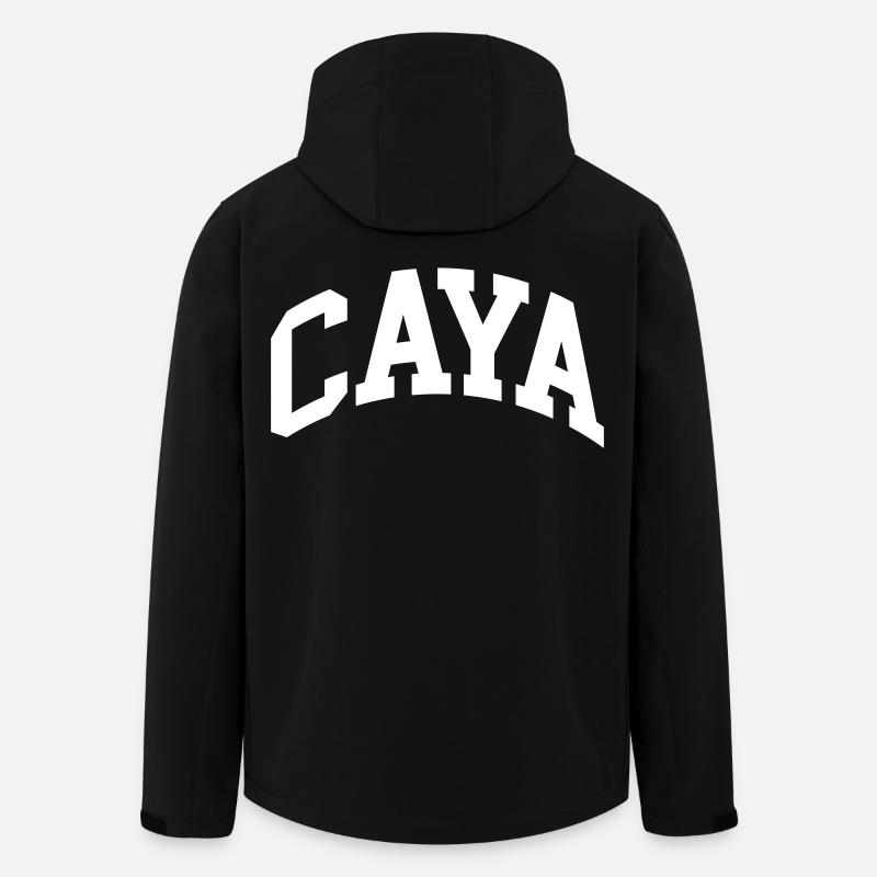 Caya - Recycelte Männer Softshell-Jacke von Stanley/Stella - Schwarz