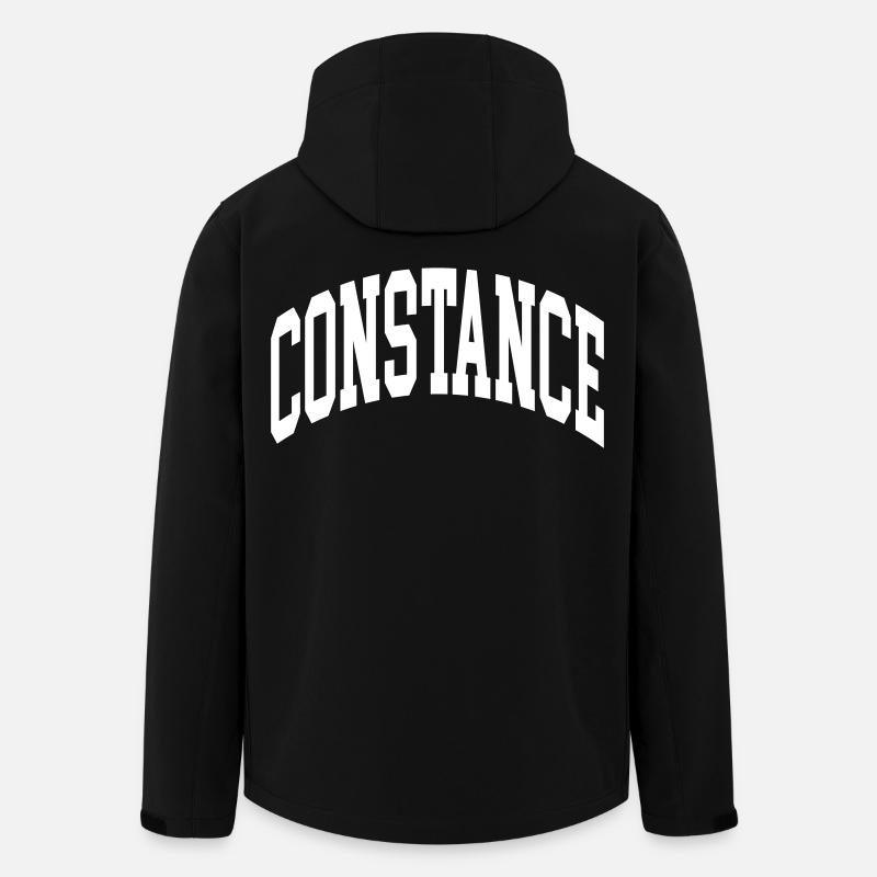 Constance - Veste softshell homme en polyester recyclé Stanley/Stella - noir
