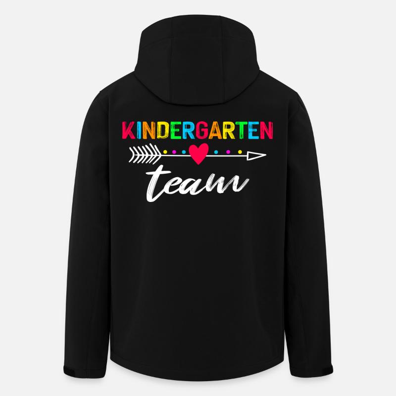 Kindergarten-Team - Recycelte Männer Softshell-Jacke von Stanley/Stella - Schwarz