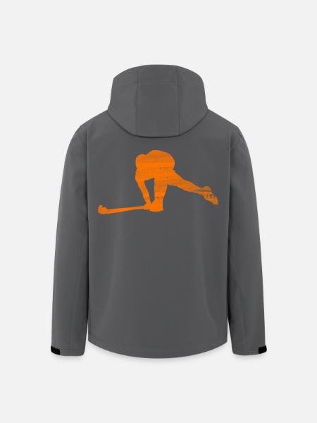 Hockey Pays-Bas - Veste softshell homme en polyester recyclé Stanley/Stella - noir