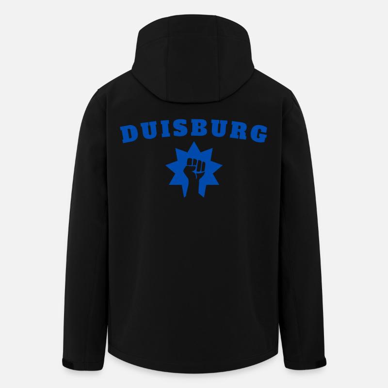 Duisbourg - Veste softshell homme en polyester recyclé Stanley/Stella - noir