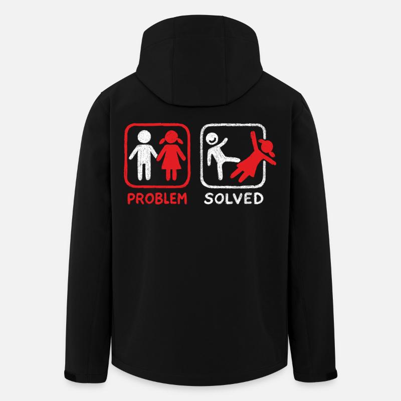 Problem Solved - Men’s Recycled Softshell Jacket by Stanley/Stella - black