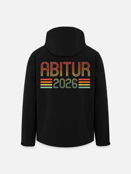 Abi 2026 - Abitur - Gift - Men’s Recycled Softshell Jacket by Stanley/Stella - black