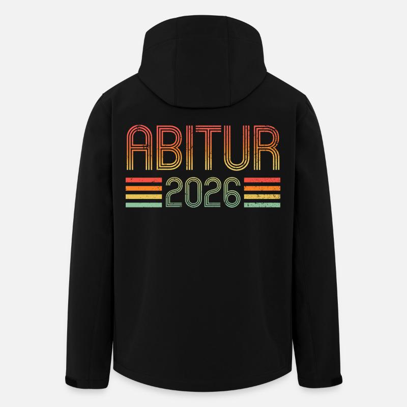 Abi 2026 - Abitur - Gift - Men’s Recycled Softshell Jacket by Stanley/Stella - black