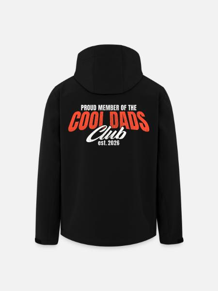 Cool Dads Club - Dad 2026 Gift - Men’s Recycled Softshell Jacket by Stanley/Stella - black