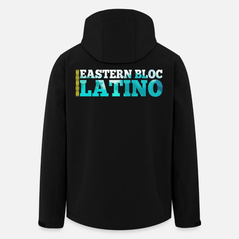 Ostblock Latino Kasache Kasachstan Geschenk - Recycelte Männer Softshell-Jacke von Stanley/Stella - Schwarz