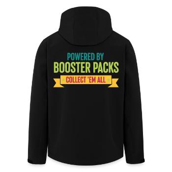 Boosté par des boosters Collect En All Card - Veste softshell homme en polyester recyclé Stanley/Stella - noir - Dos - AI Model Male 185 light (185cm)