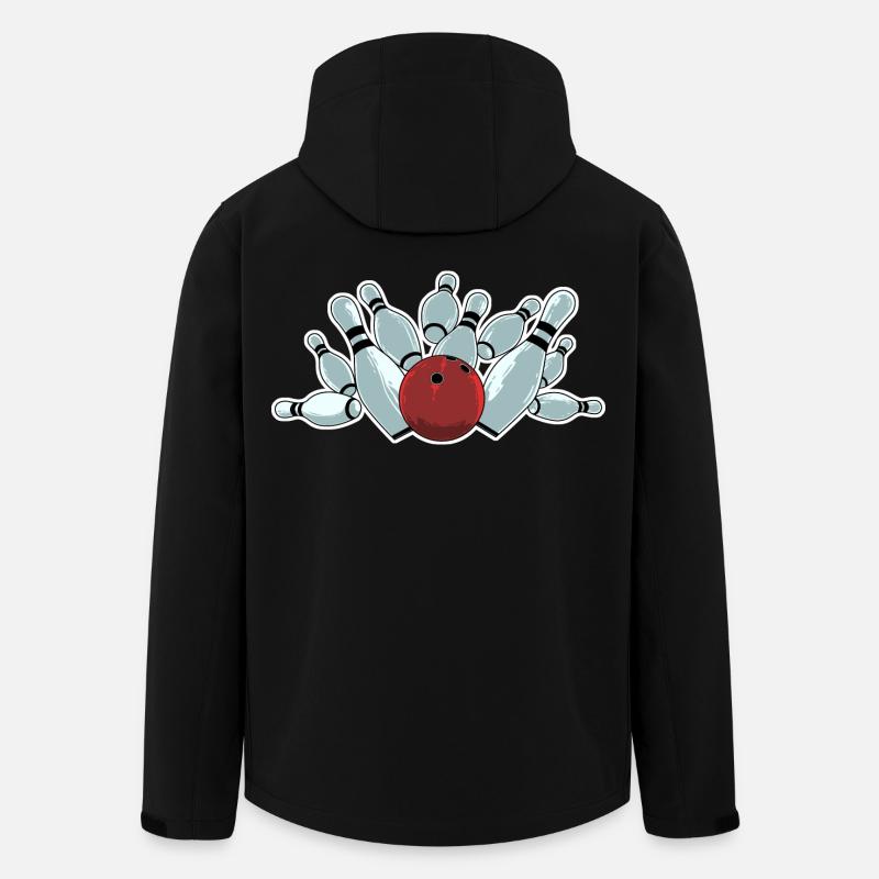 Bowling Strike - Men’s Recycled Softshell Jacket by Stanley/Stella - black