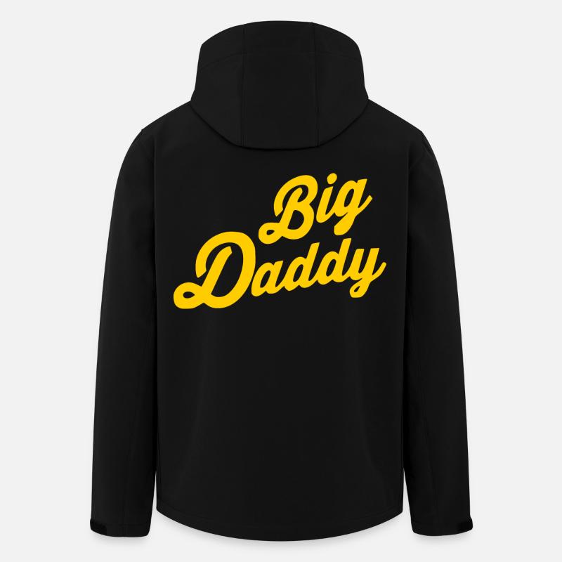 Big daddy - Men’s Recycled Softshell Jacket by Stanley/Stella - black