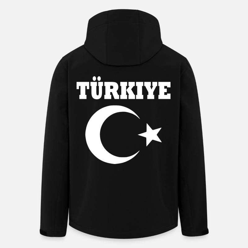 Tyrkiet - Stanley/Stella herre softshelljakke i genanvendt polyester - sort