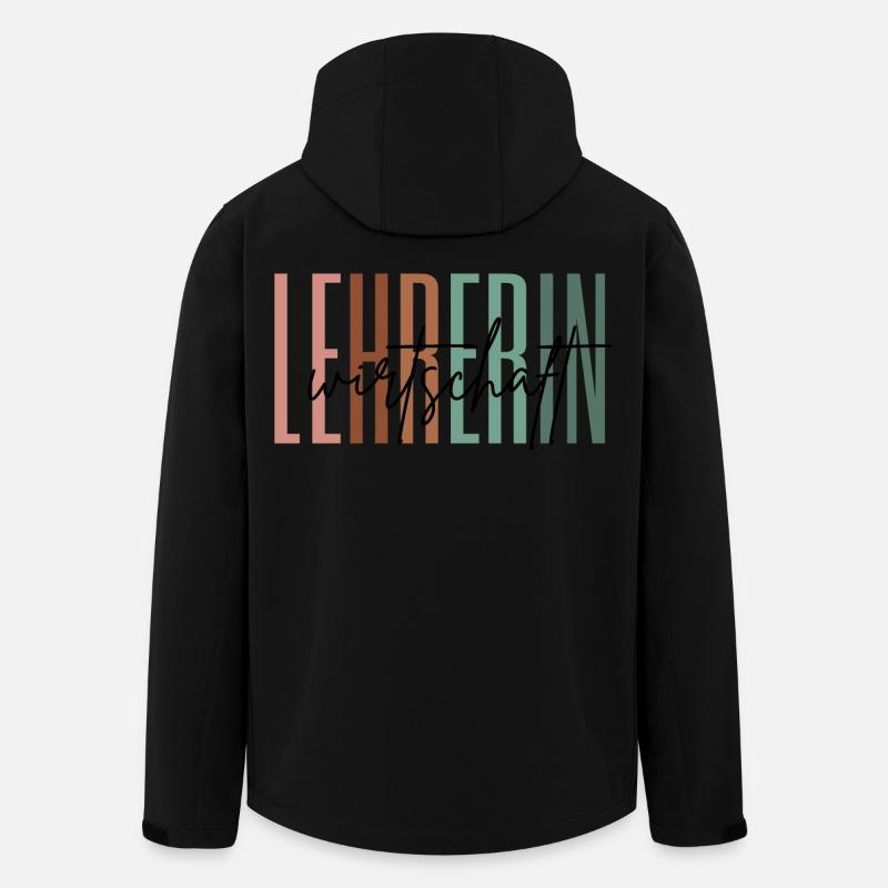 Lehrerin Wirtschaft Wirtschaftslehrerin Geschenk - Recycelte Männer Softshell-Jacke von Stanley/Stella - Schwarz