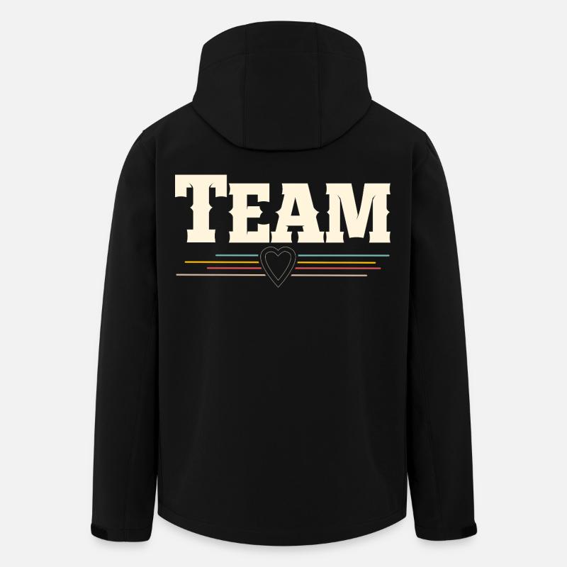 Team - Men’s Recycled Softshell Jacket by Stanley/Stella - black