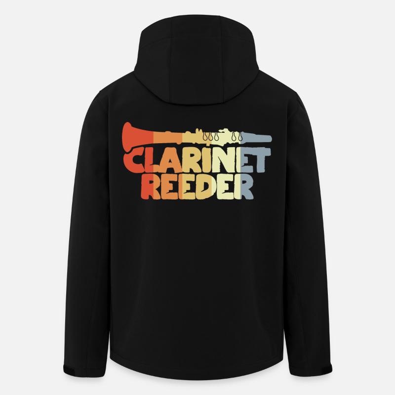 Anches de clarinette - Veste softshell homme en polyester recyclé Stanley/Stella - noir