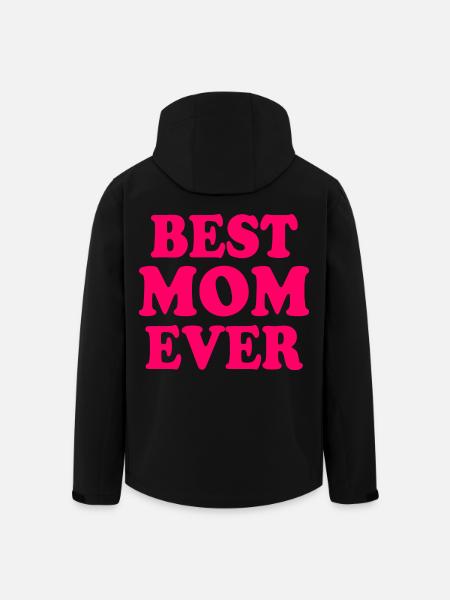Best mom ever - Men’s Recycled Softshell Jacket by Stanley/Stella - black