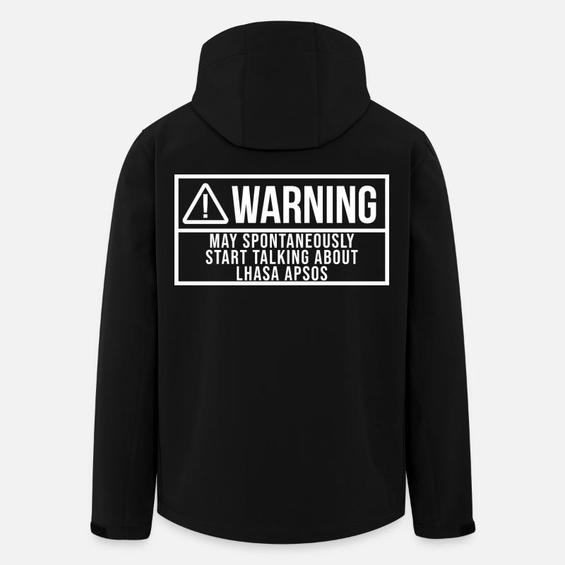 Lhasa Apso - Men’s Recycled Softshell Jacket by Stanley/Stella - black