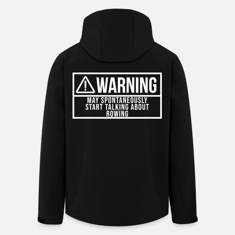 Rowing - Men’s Recycled Softshell Jacket by Stanley/Stella - black