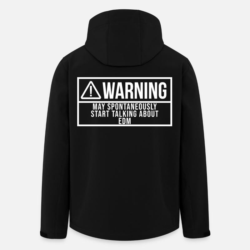 EDM - Veste softshell homme en polyester recyclé Stanley/Stella - noir