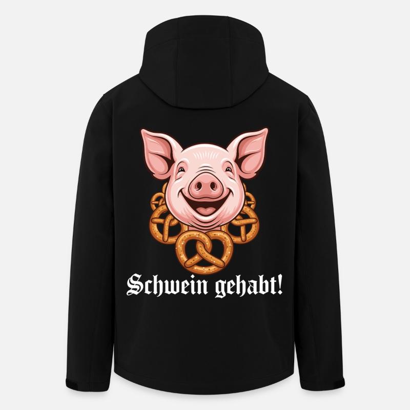 Pig had ! - Men’s Recycled Softshell Jacket by Stanley/Stella - black