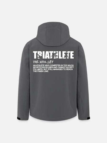 Triathlon Significance - Men’s Recycled Softshell Jacket by Stanley/Stella - black