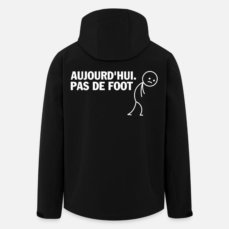 Heute kein Fußball - Recycelte Männer Softshell-Jacke von Stanley/Stella - Schwarz