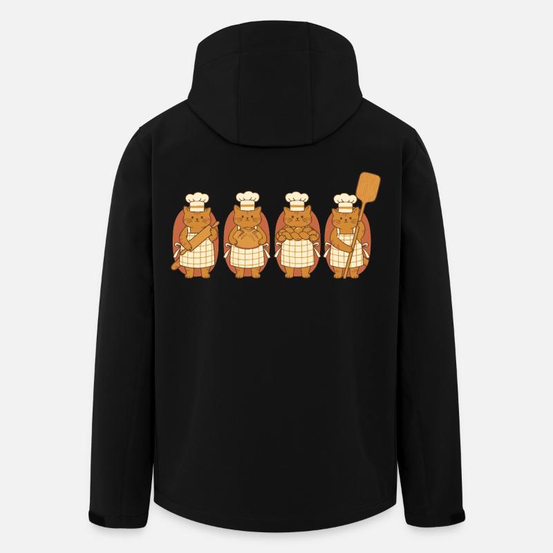 Sourdough Bread Baking Baker Bread Making - Men’s Recycled Softshell Jacket by Stanley/Stella - black