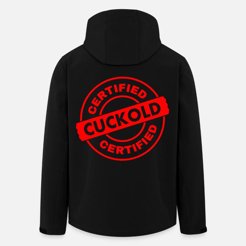 Cuckold - Recycelte Männer Softshell-Jacke von Stanley/Stella - Schwarz