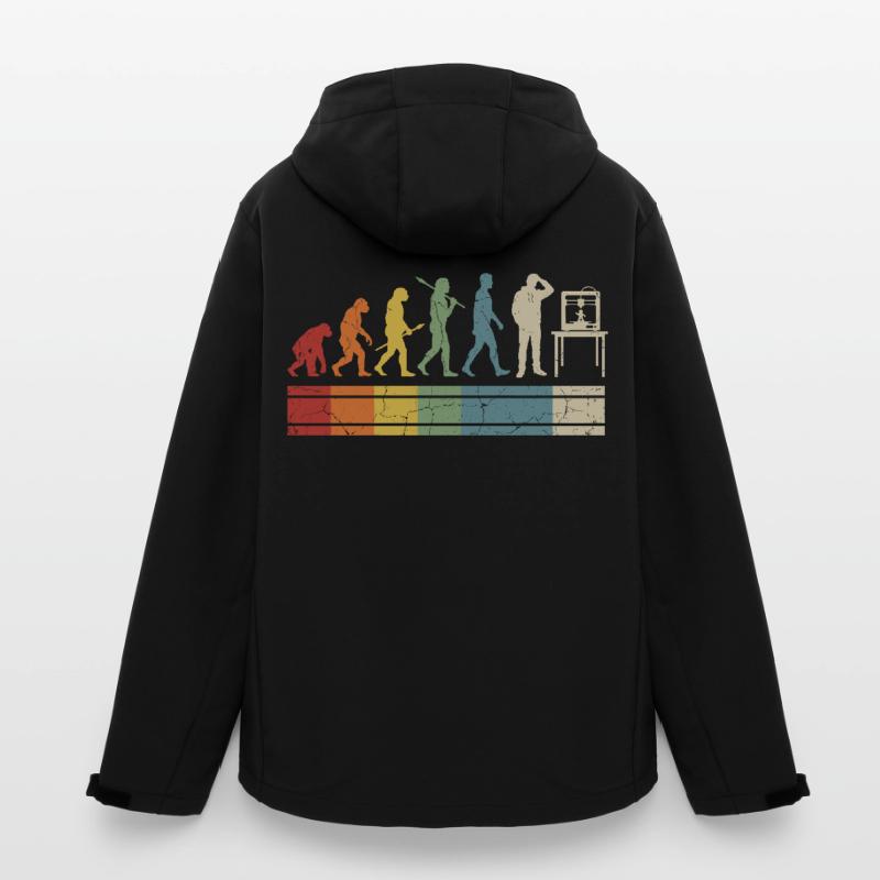 Évolution de l’impression 3D – Vintage Maker Design Veste softshell homme en polyester recyclé Stanley/Stella