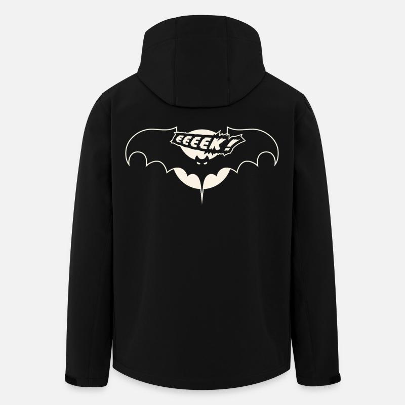 creepy cute bat - Recycelte Männer Softshell-Jacke von Stanley/Stella - Schwarz