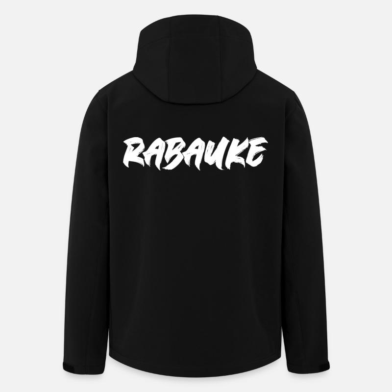 Rabauke - Recycelte Männer Softshell-Jacke von Stanley/Stella - Schwarz
