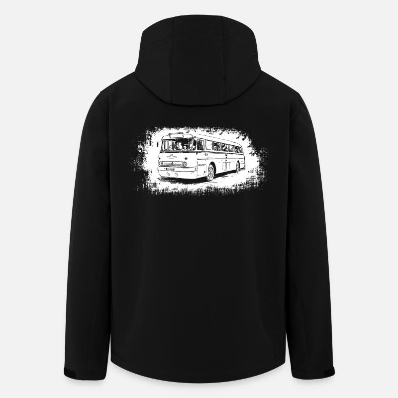 Ikarus 66 Bus - Men’s Recycled Softshell Jacket by Stanley/Stella - black