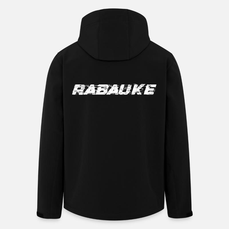 Rabauke - Recycelte Männer Softshell-Jacke von Stanley/Stella - Schwarz