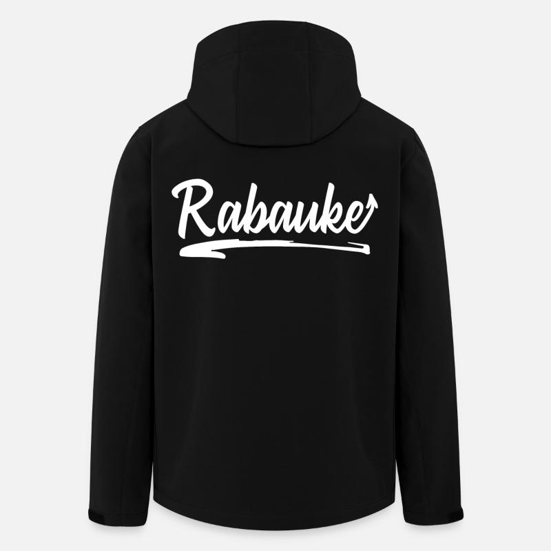Rabauke - Recycelte Männer Softshell-Jacke von Stanley/Stella - Schwarz