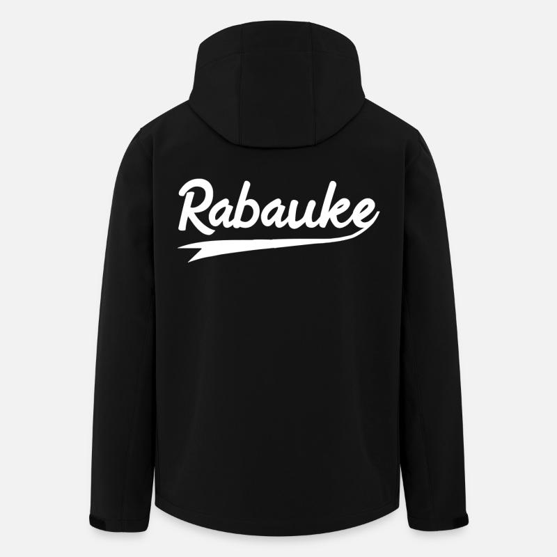 Rabauke - Recycelte Männer Softshell-Jacke von Stanley/Stella - Schwarz