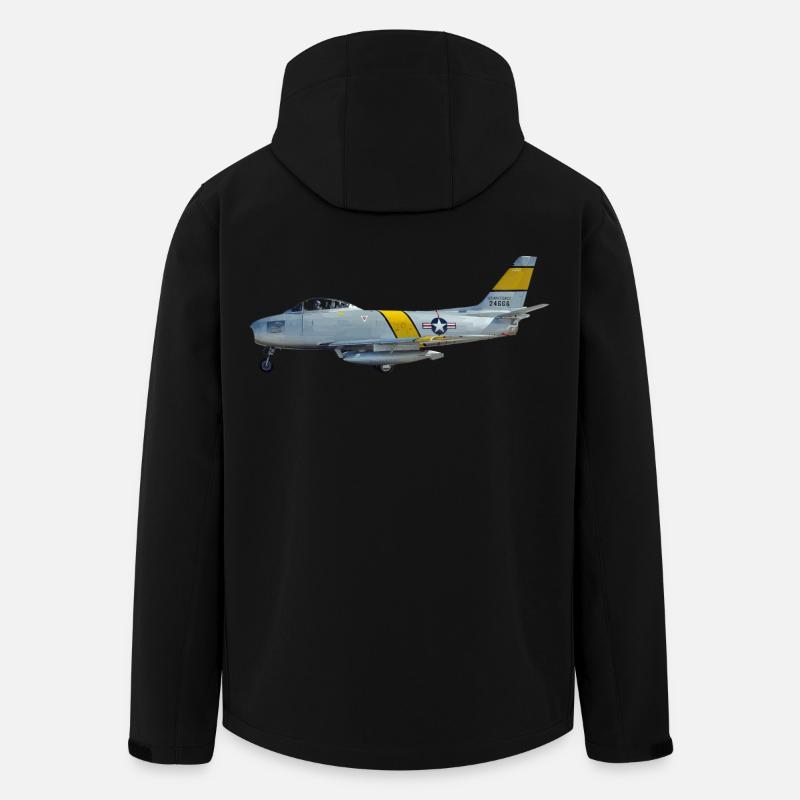 F-86 Sabre - Men’s Recycled Softshell Jacket by Stanley/Stella - black