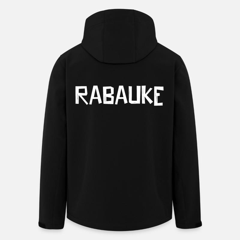 Rabauke - Recycelte Männer Softshell-Jacke von Stanley/Stella - Schwarz