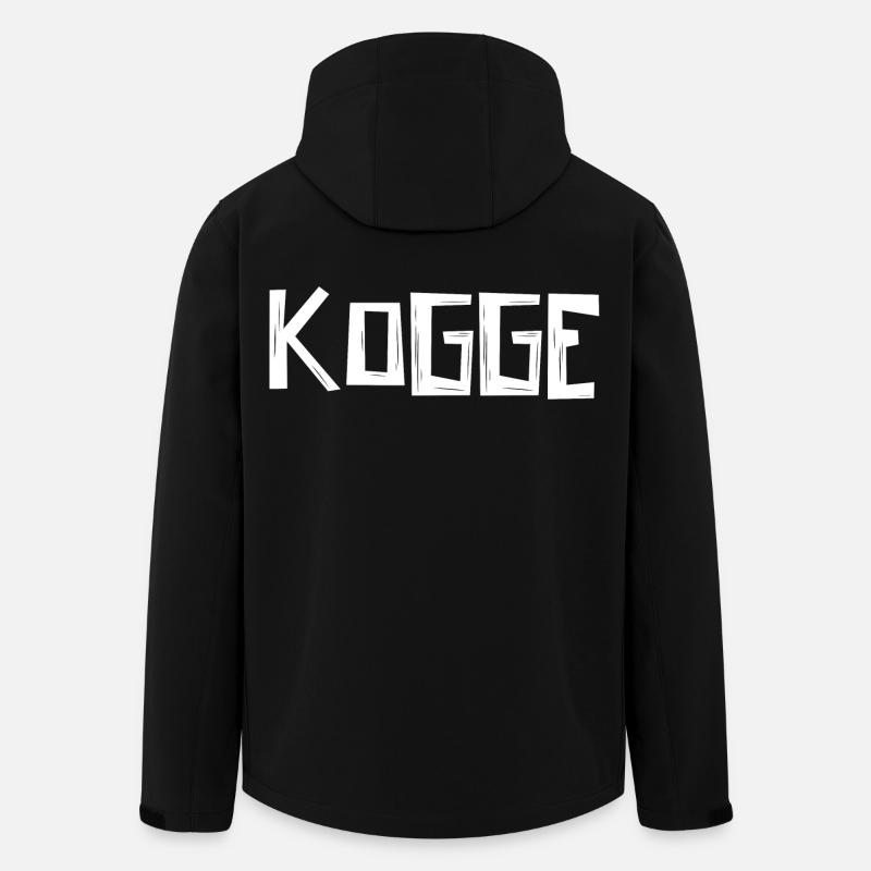 Kogge - Recycelte Männer Softshell-Jacke von Stanley/Stella - Schwarz