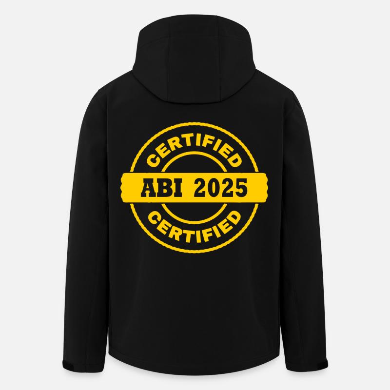 abi 2025 - Recycelte Männer Softshell-Jacke von Stanley/Stella - Schwarz