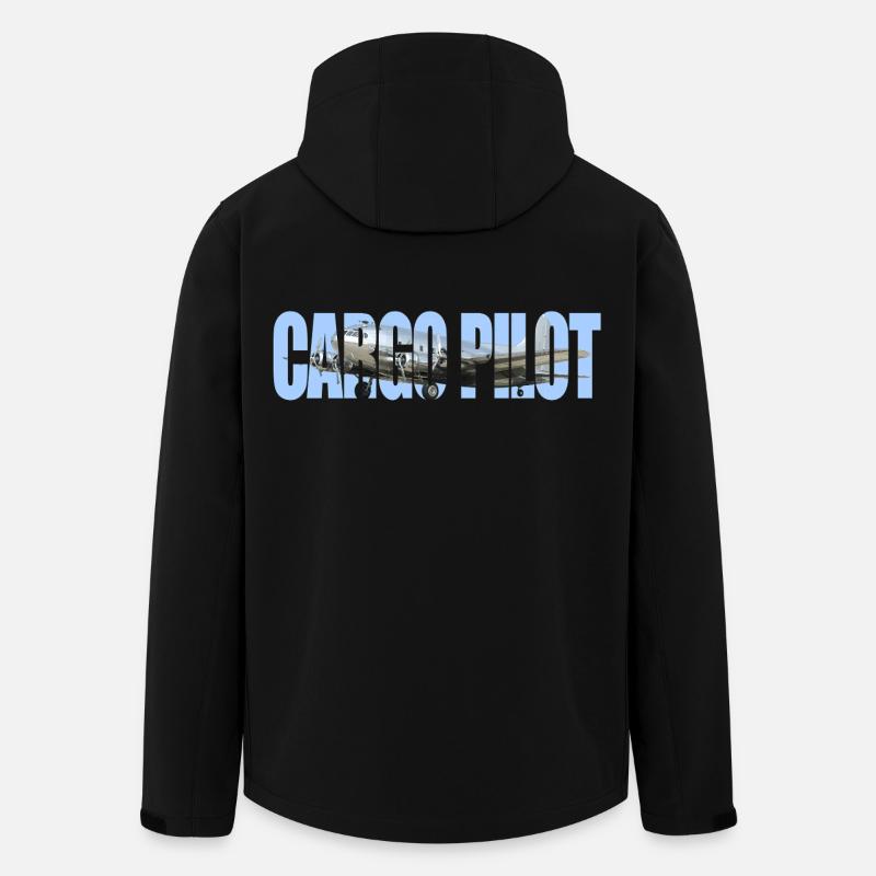 Cargo pilot B-307 - Recycelte Männer Softshell-Jacke von Stanley/Stella - Schwarz