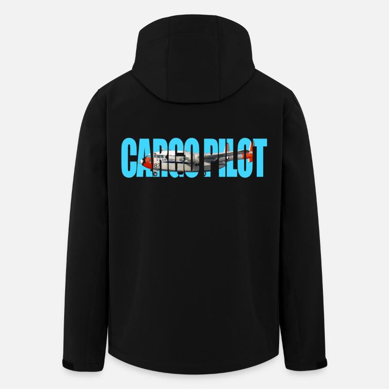 Cargo pilot C-119 - Men’s Recycled Softshell Jacket by Stanley/Stella - black