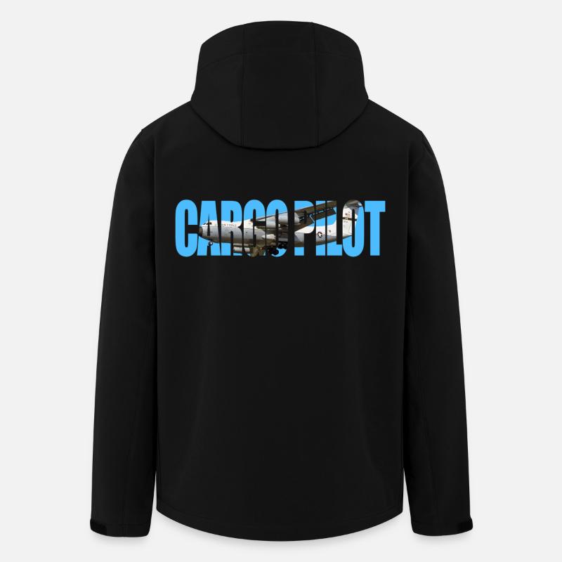 Cargo pilot C-141 - Recycelte Männer Softshell-Jacke von Stanley/Stella - Schwarz