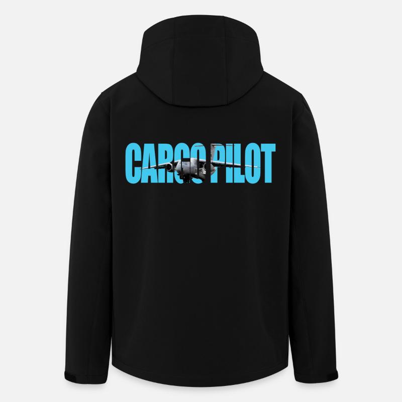 Cargo pilot C-390 - Men’s Recycled Softshell Jacket by Stanley/Stella - black