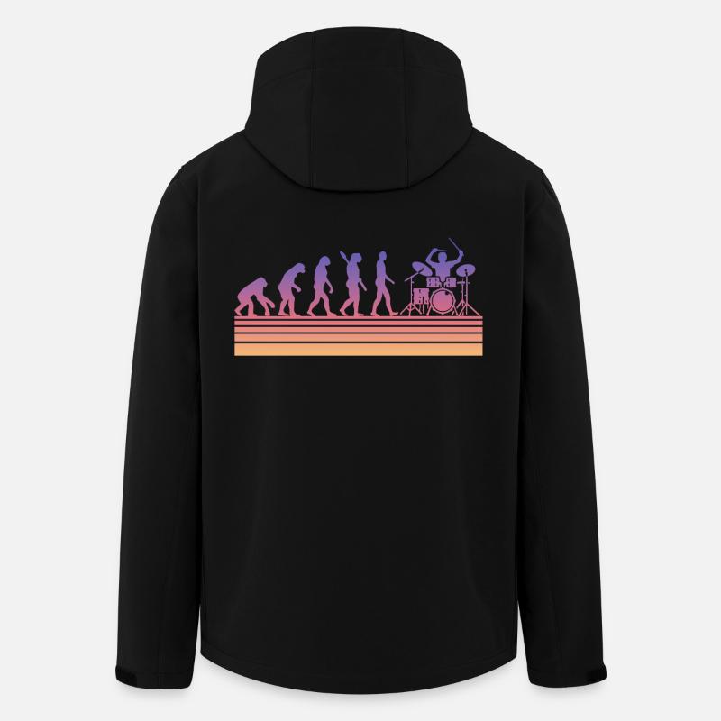 Drummer Evolution - Men’s Recycled Softshell Jacket by Stanley/Stella - black