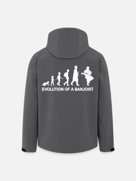 Development of a Banjo Player - Men’s Recycled Softshell Jacket by Stanley/Stella - black